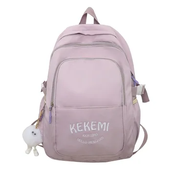 XZAN Сумки для средней школы для девочек Подростки Студенческий рюкзак Женщины Нейлон Кампус Досуг Корейский рюкзак