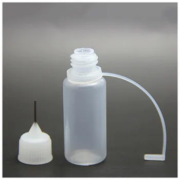 Бутылка-дозатор с игольчатым соплом Легко заполняется Бутылка-дозатор с тонким отверстием для хранения исходящей жидкости