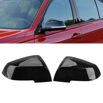 Глянцевая черная крышка зеркала заднего вида для BMW F20 F21 F22 F30 F32 F36 F87 X1 слева 26,5 X 14 см ABS Пластиковый чехол для дверного зеркала