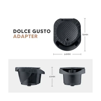 Адаптер для капсул Nespresso Convert Dolce Gusto Crema Make для кофемашины Dolce Gusto Piccolo Xs Genio 2A