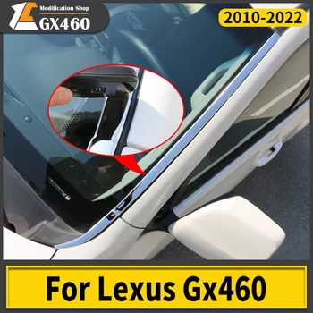Декоративная полоса лобового стекла передней части для Lexus GX460 GX 460 2010-2023 2022 2021 Аксессуары для экстерьера обновлены Хромированные детали кузова