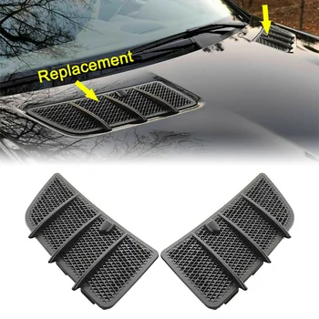 1 пара крышка решетки вентиляционного отверстия капота автомобиля для Mercedes Benz W164 GL350 GL450 ML350 ML450 2008 2009 2010 2011 ABS пластик