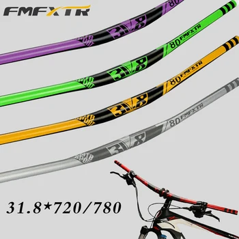 FMFXTR Руль горного велосипеда Удлиненный 31,8 * 720 / 780 мм Велосипедный руль Сверхлегкий алюминиевый сплав MTB Bar Велосипедная часть