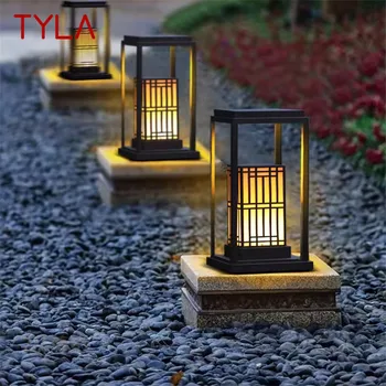 TYLA Уличная газонная лампа Китайское классическое светодиодное портативное освещение Водонепроницаемый IP65 для электричества Домашний отель Вилла Сад Декор