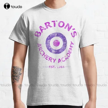 Barton'S Archery Academy Классическая футболка Daddy Shirt Custom Aldult Teen Unisex Футболка с цифровой печатью Xs-5Xl Хлопковые рубашки