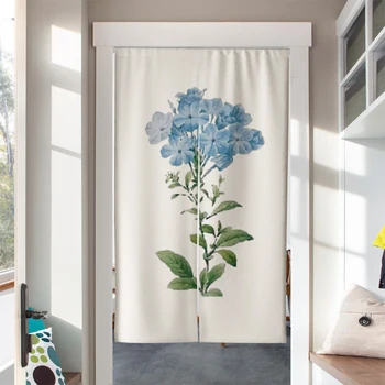 3d цветочная дверная занавеска ботанический цветок дверной проем занавеска спальня кухня гостиная вход фэншуй подвесной занавес