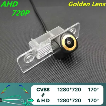 AHD 720P / 1080P Золотая Линза Автомобильная Камера Заднего Вида Для Ford Fiesta MK5 Хэтчбек 2002 2003 2004 2005 2006 2007 2008 Монитор автомобиля