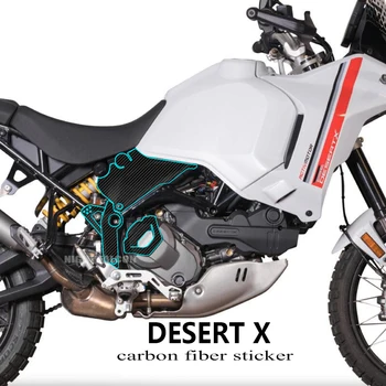DesertX Наклейка Наклейка для защиты кузова мотоцикла из углеродного волокна Наклейка для Ducati Desert X Наклейка 2022 2023