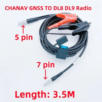 Совершенно новый CHCNAV GNSS RTK внешний кабель питания для передачи данных, совместимый с X1 B5 i50 i70 i80 X10 X9 X12 T6 T7 EFIX F7 к DL8 DL9 радио
