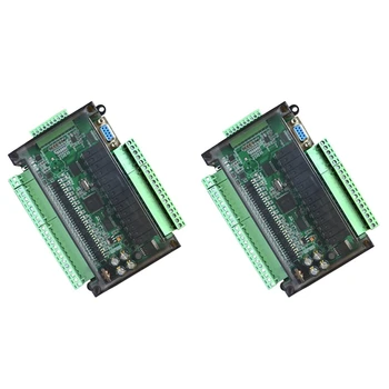 2X Промышленная плата управления ПЛК Простой программируемый контроллер типа FX3U-30MR Поддержка связи RS232/RS485