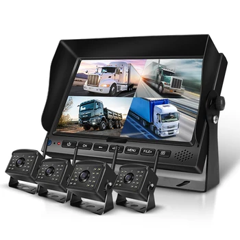  Тяжелый грузовик Автоматическая цифровая беспроводная система камер Простое управление для безопасности автомобиля Интеллектуальная система мониторинга DVR